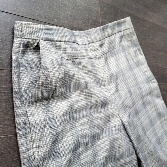Selected Women Plaid Zip Straight Pants - Picture 3 of 12